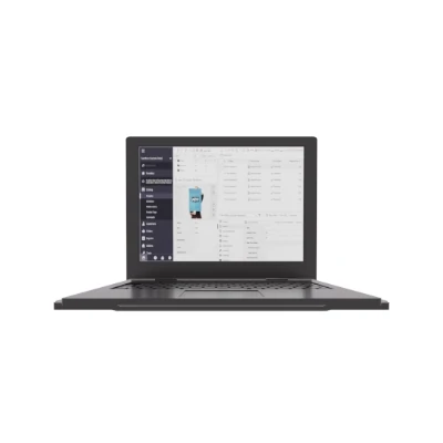 shopify screen on a laptop 3d model next level developments